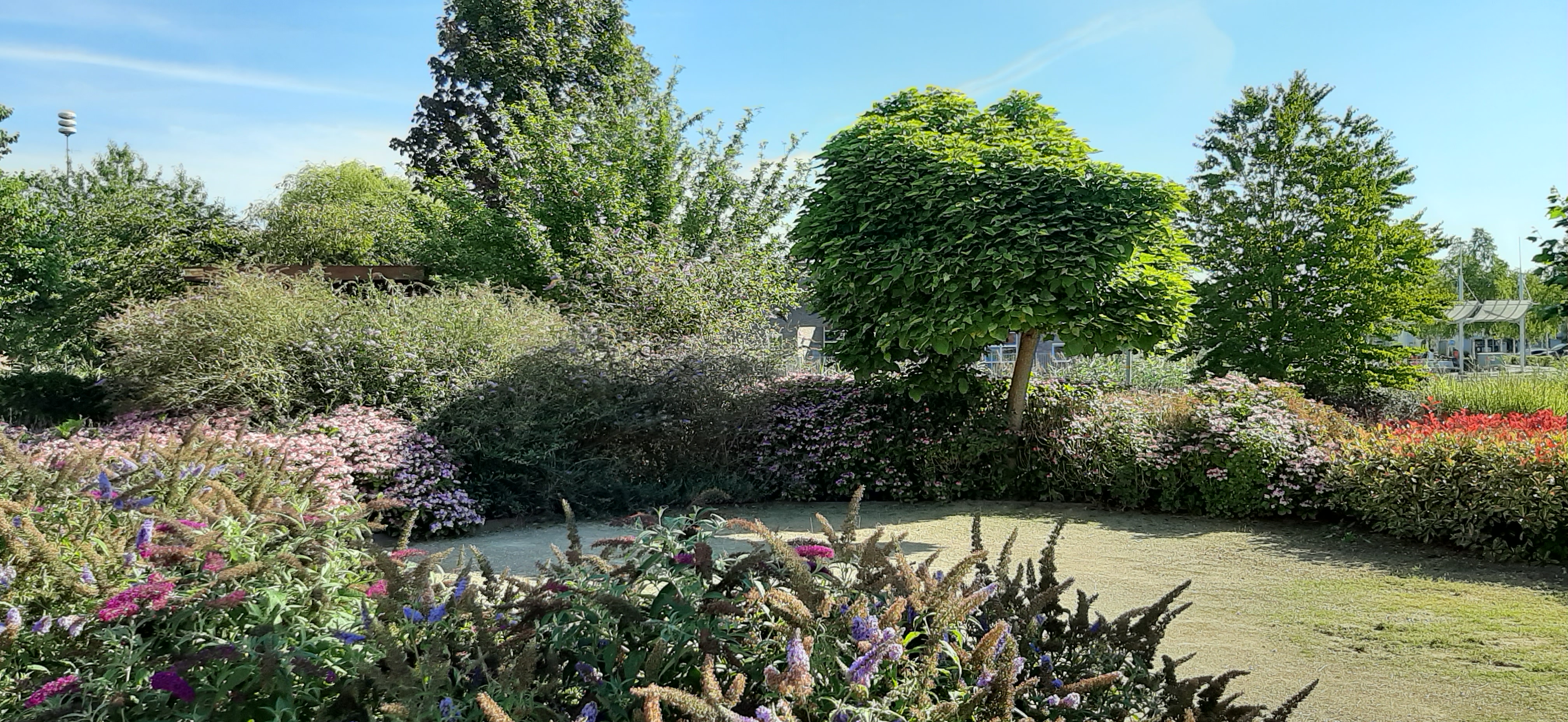 Café-restaurant De Ziel, Almere, foto, terras, tuin