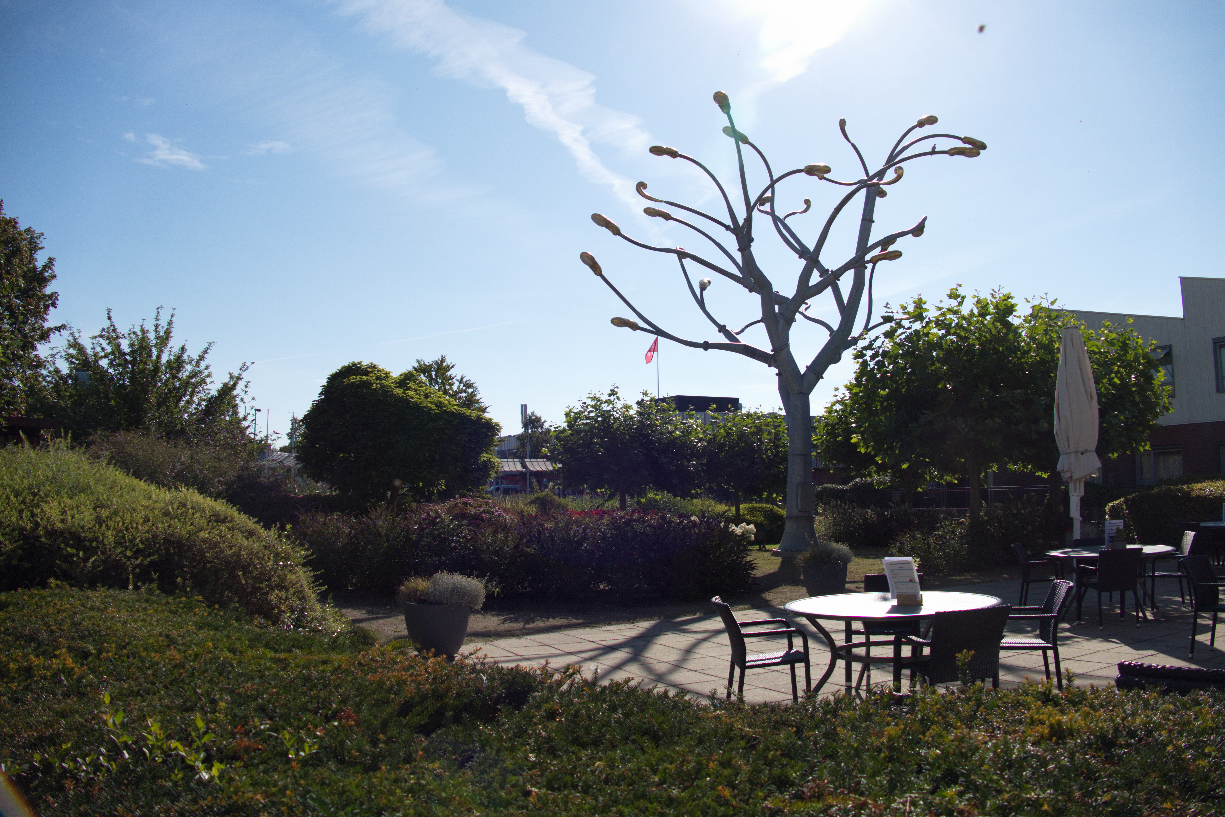 Café-restaurant De Ziel, Almere, foto, terras, tuin